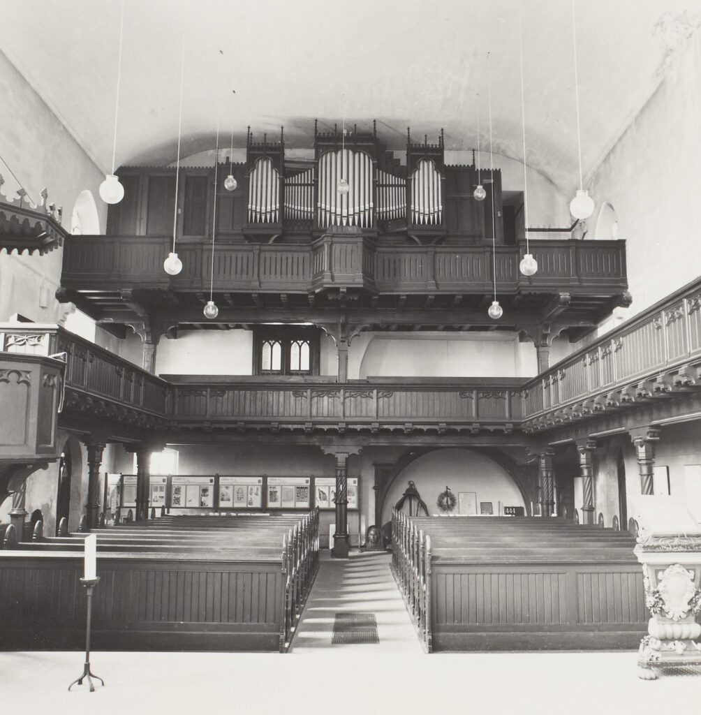 Orgel der Kirche Markranstädt vor 1990