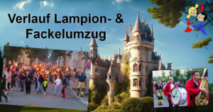 Verlauf Lampion Fackelumzug Kinderfest 2023